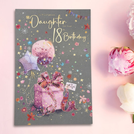 Daughter 18th Birthday Card - Carnival