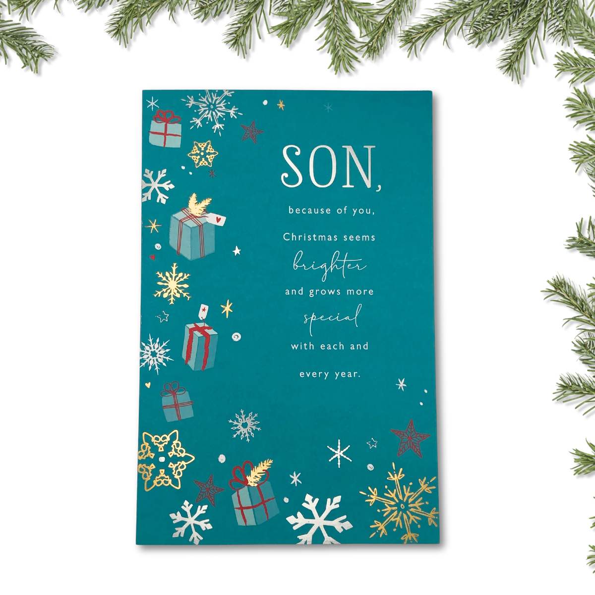 Son Christmas Card - Thinking Of You