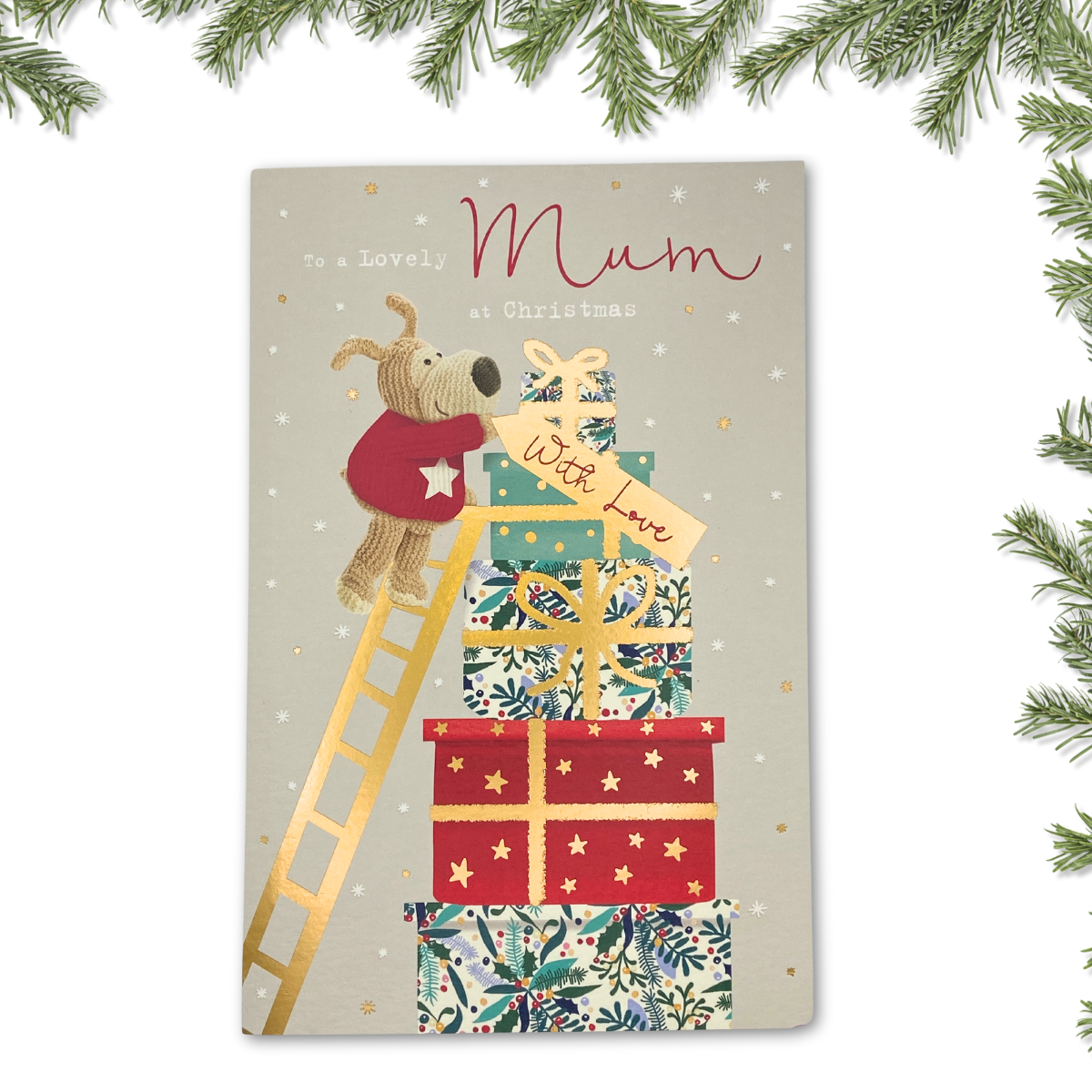 Mum Christmas Card - Boofle Bear