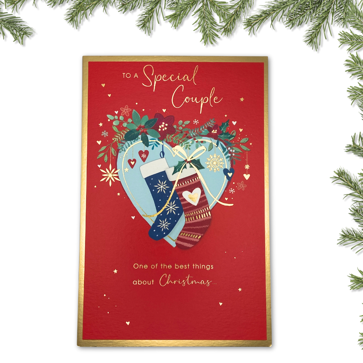 Special Couple Christmas Card - Thinking Of You