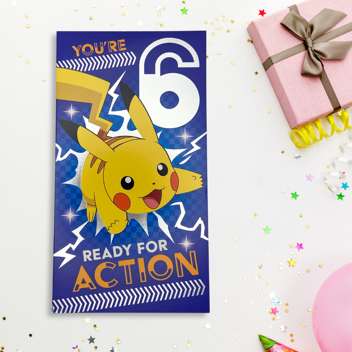 6th Birthday Card - Pokémon Pikachu