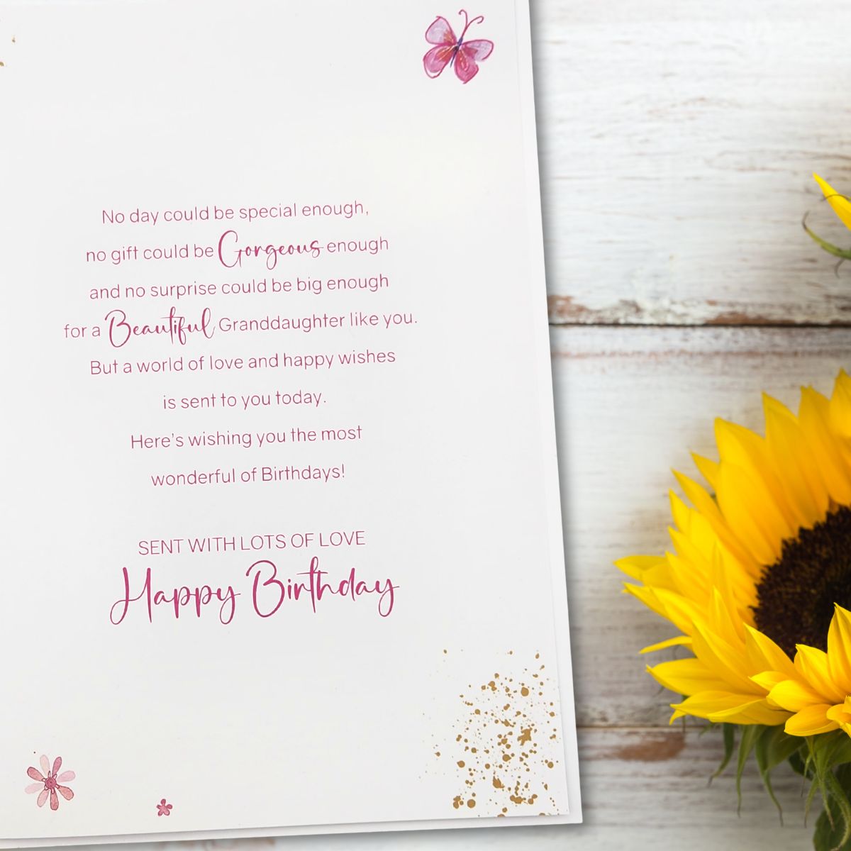 Granddaughter Birthday Card - Carnival Gift Bags & Balloons