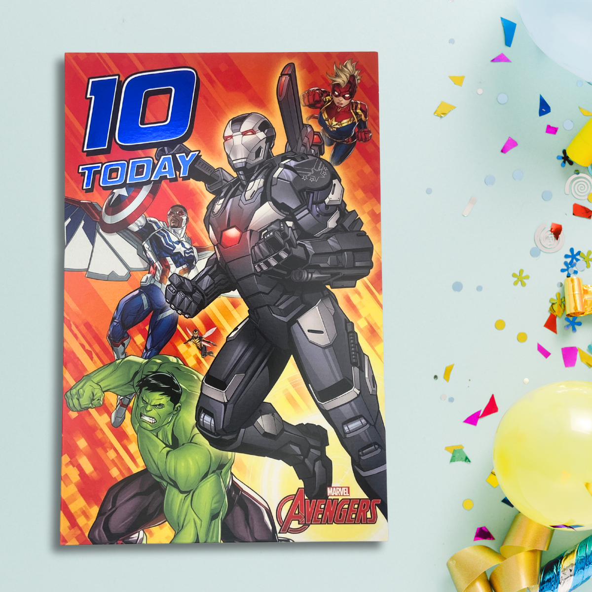 10th Birthday Card - Marvel Avengers