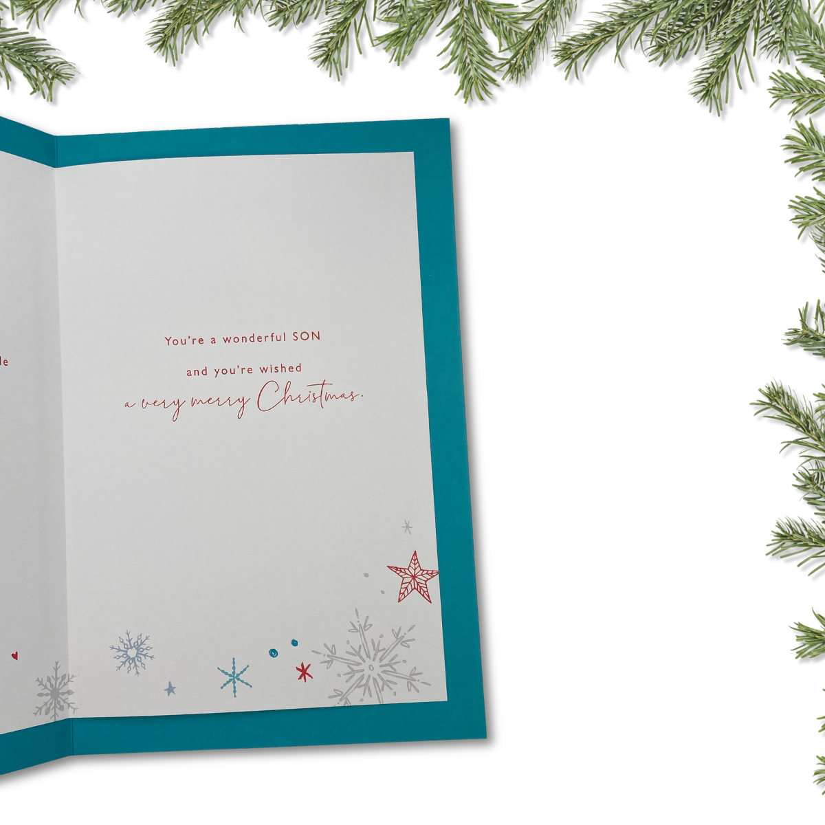 Son Christmas Card - Thinking Of You