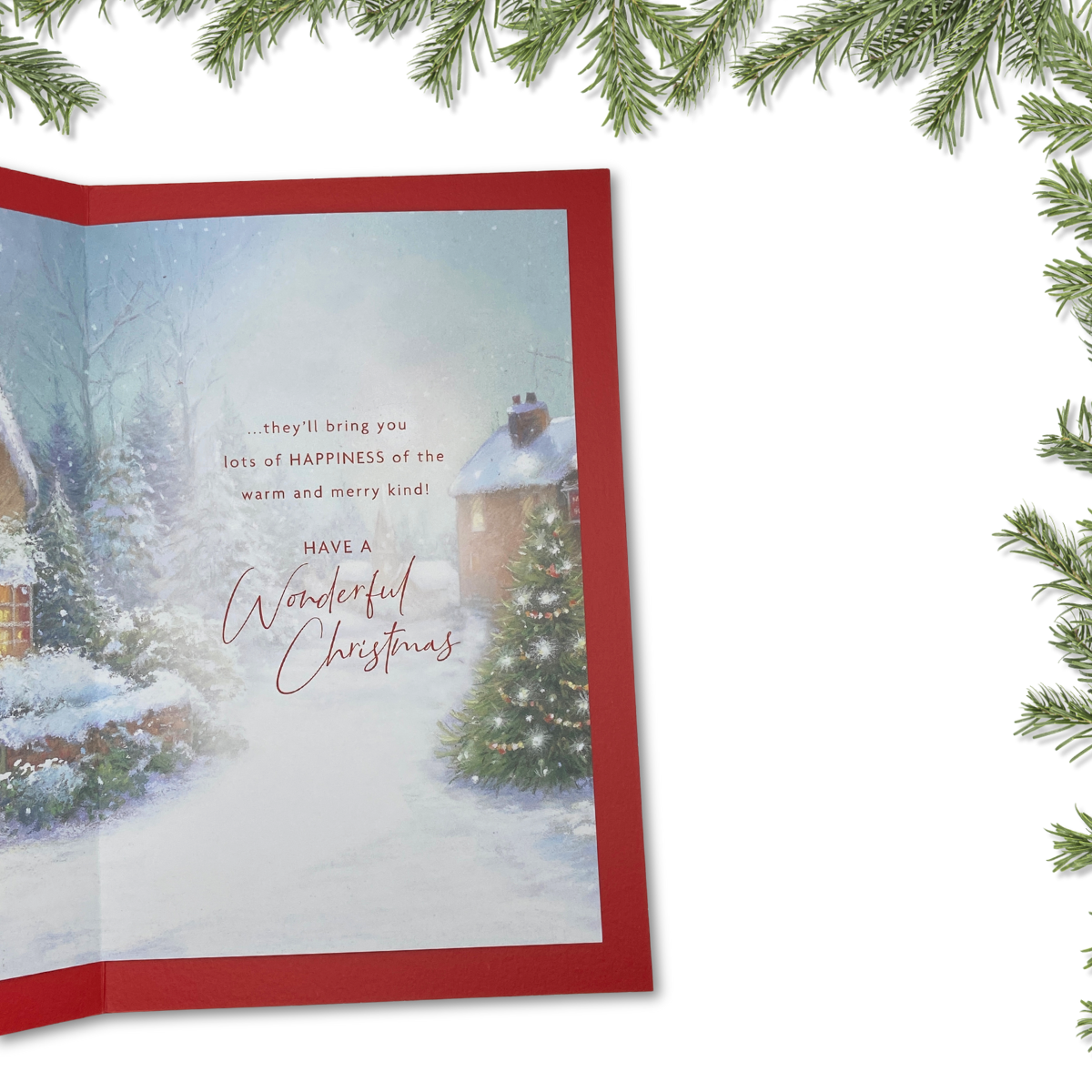 Grandma & Grandad Christmas Card - Traditional Snowmen