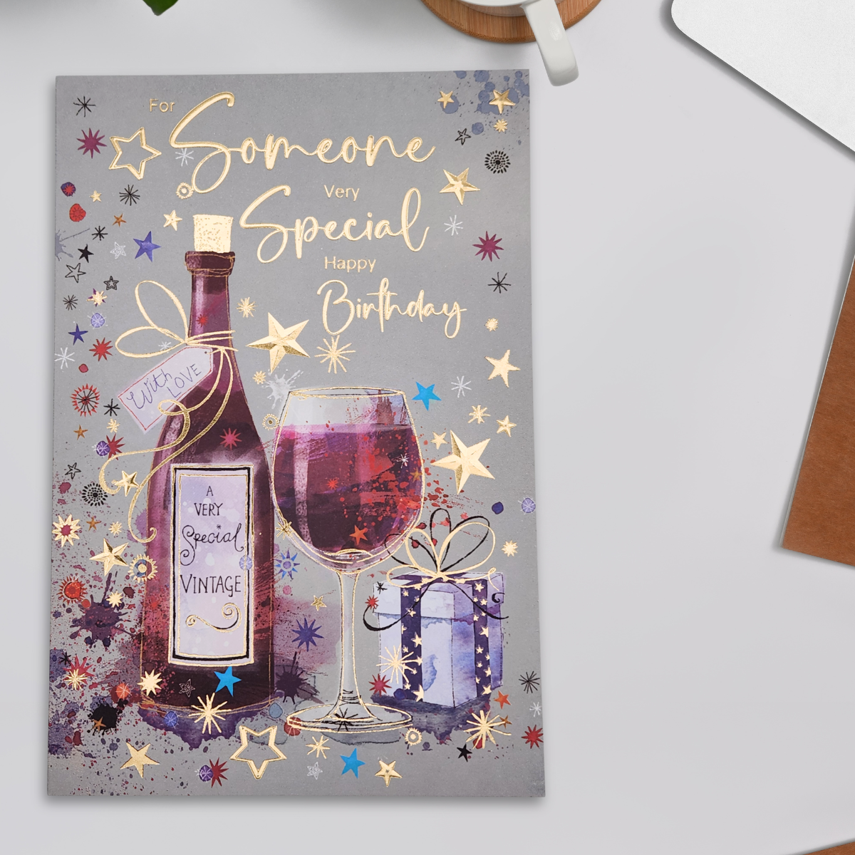 Someone Special Birthday Card - Carnival Wine & Gift
