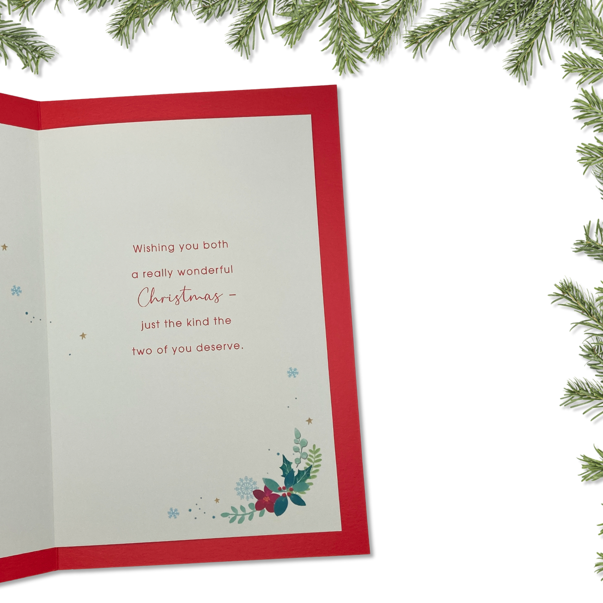 Special Couple Christmas Card - Thinking Of You