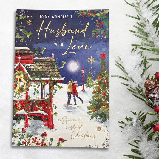 Husband Christmas Card - Twilight