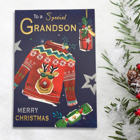 Grandson Christmas Card - Signature Seasons