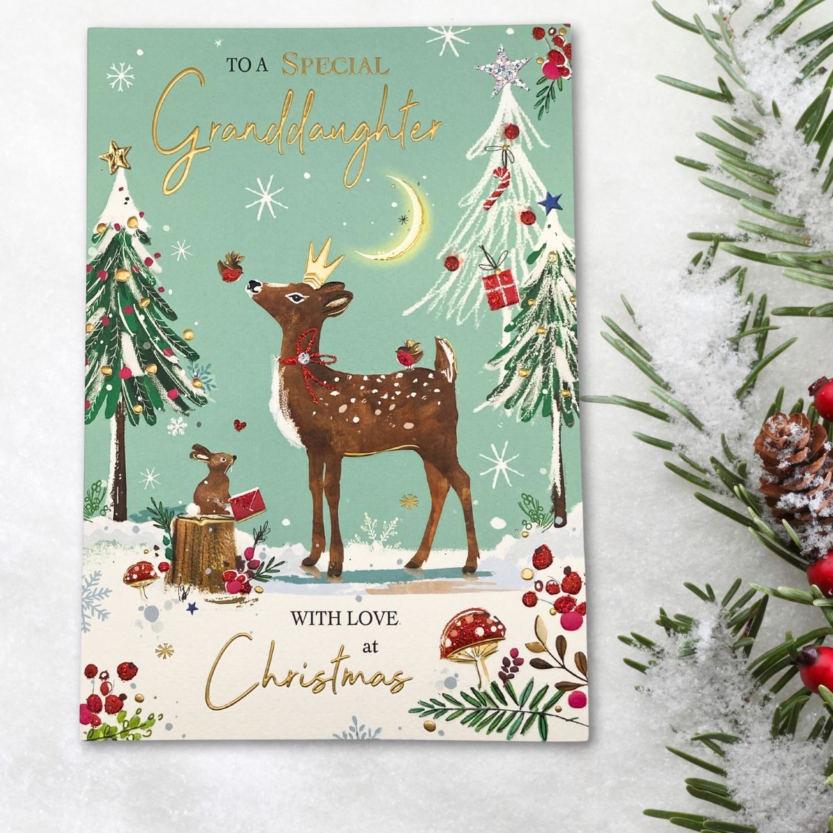 Granddaughter Christmas Card - Signature Seasons