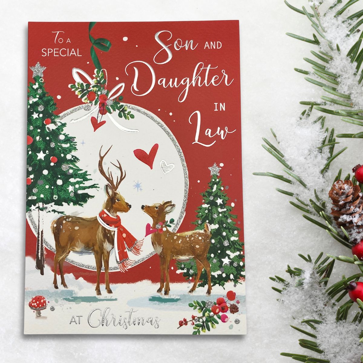 Son & Daughter-In-Law Christmas Card - Signature Seasons