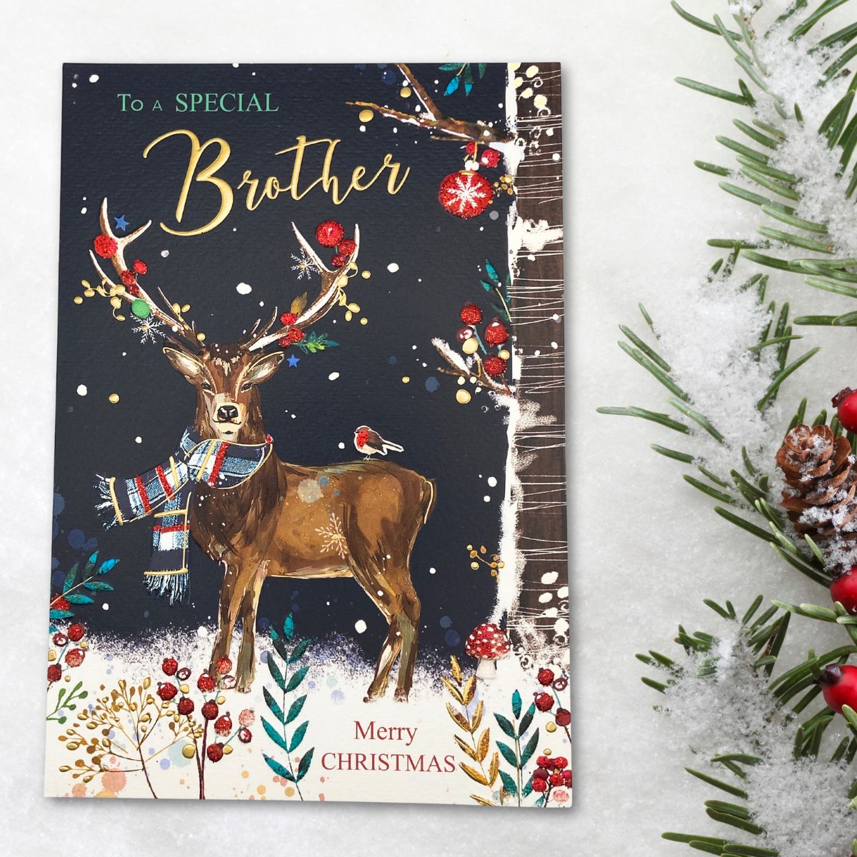 Brother Christmas Card - Signature Seasons