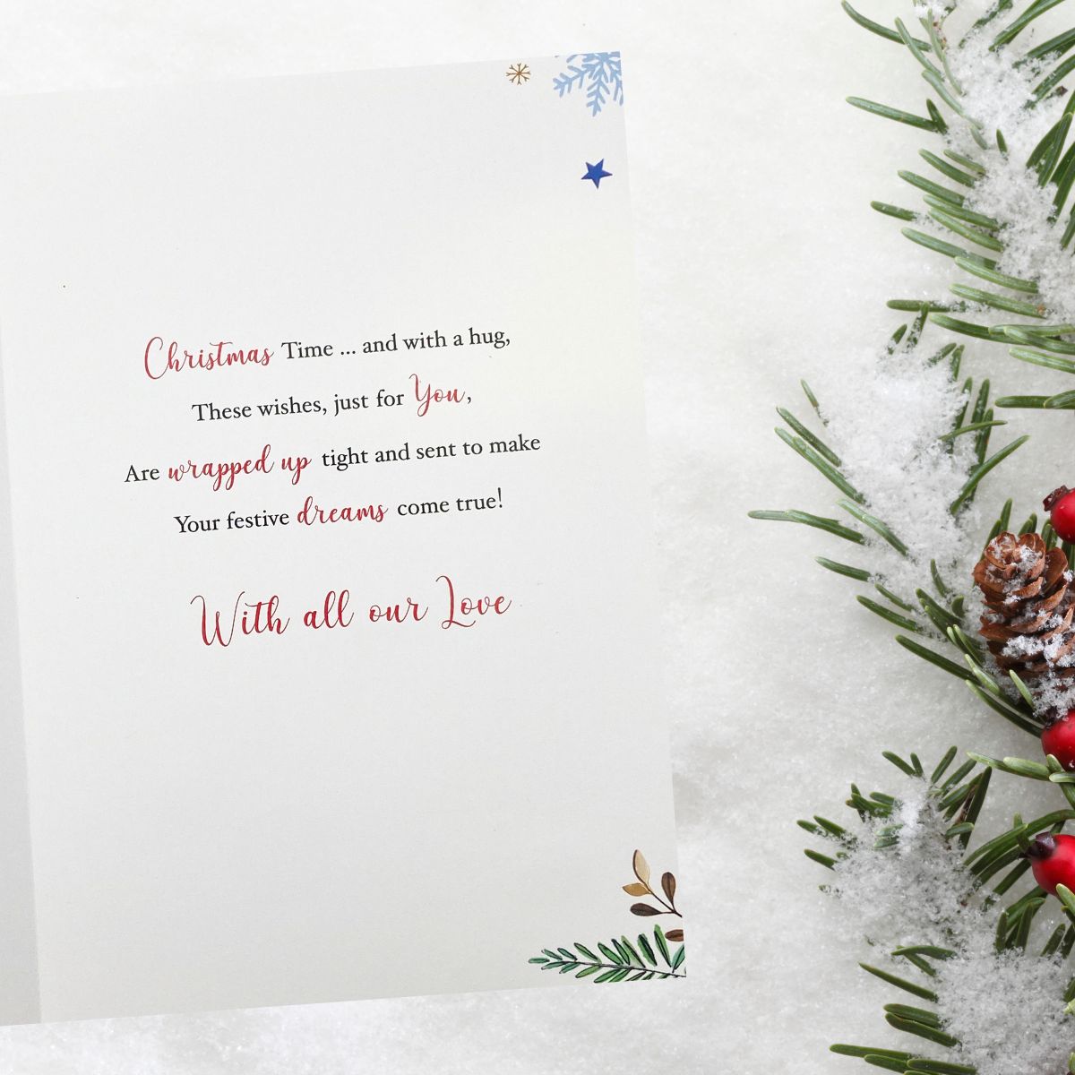 Daughter Christmas Card - Signature Seasons