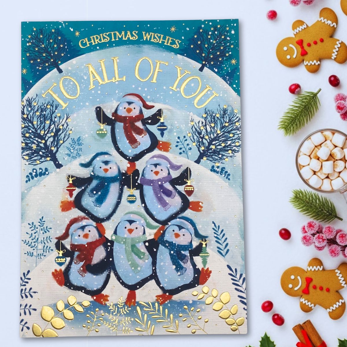 To All Of You Card - Penguins