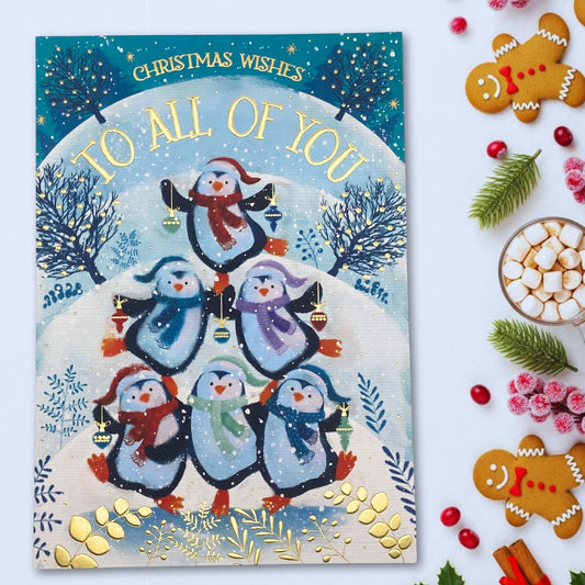 To All Of You Card - Penguins