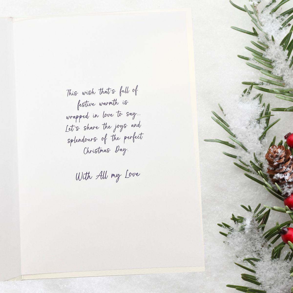 Husband Christmas Card - Twilight