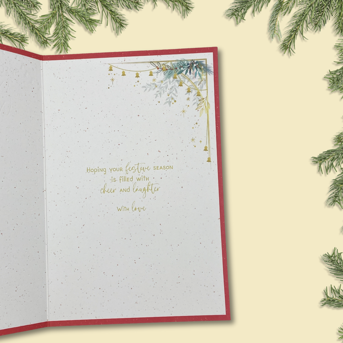 Great Granddaughter Christmas Card - Me To You Teddy Peeking