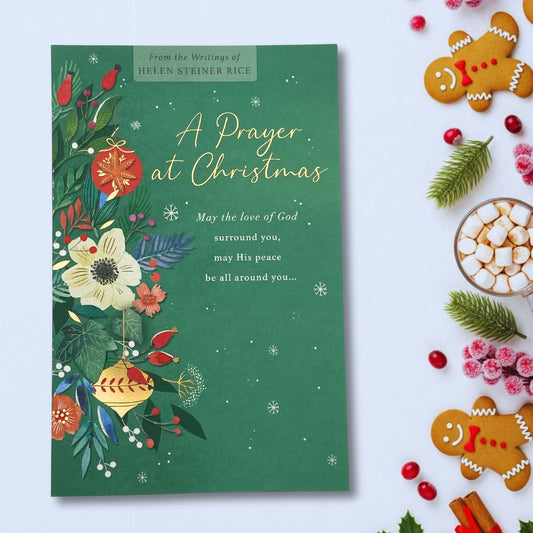 Open Christmas Card - Helen Steiner Rice A Prayer