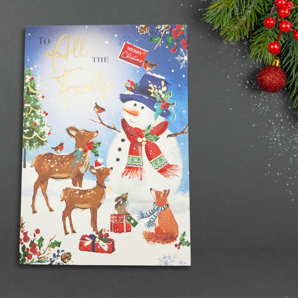 All The Family Christmas Card - All Around The Snowman