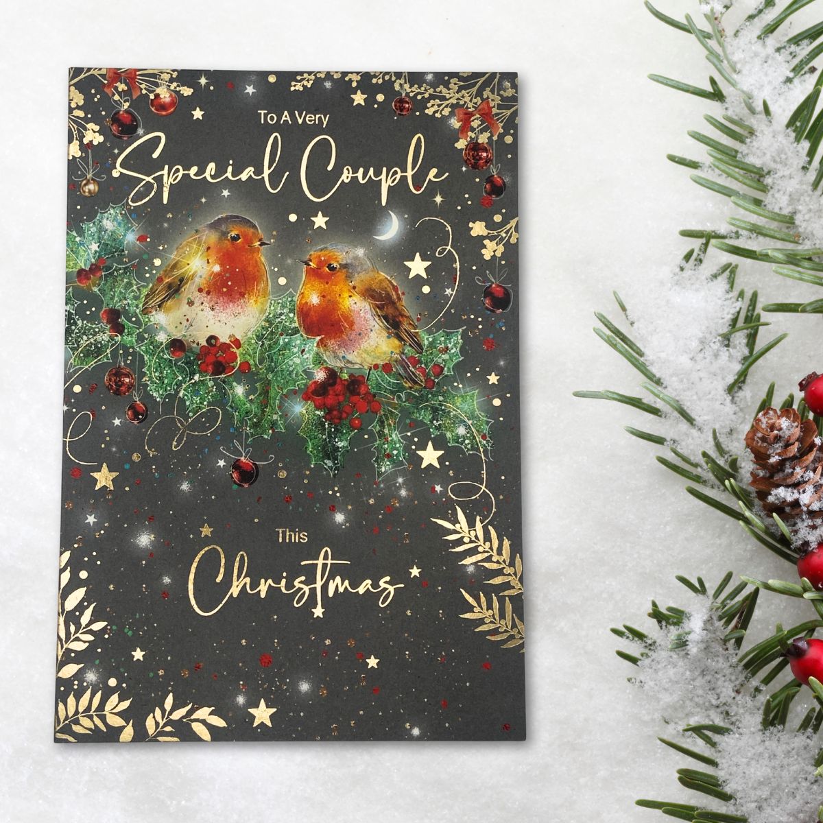 Special Couple Christmas Card - Grace Robins