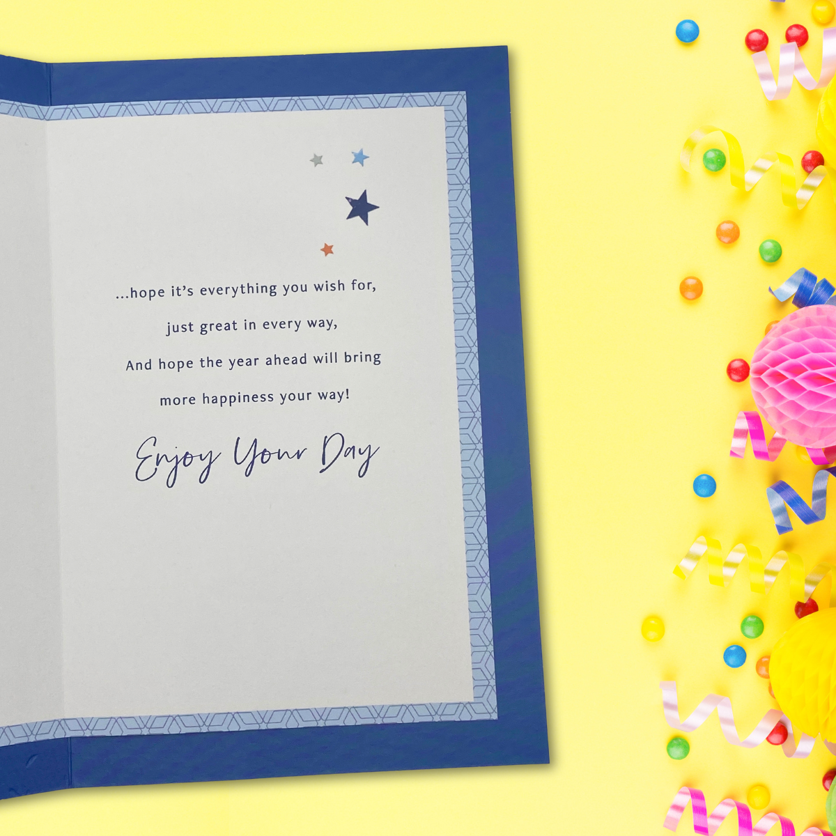 Brother Birthday Card - Simply Traditional Stars