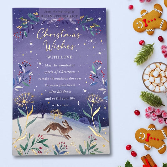 Open Christmas Card - Helen Steiner Rice Christmas Wishes