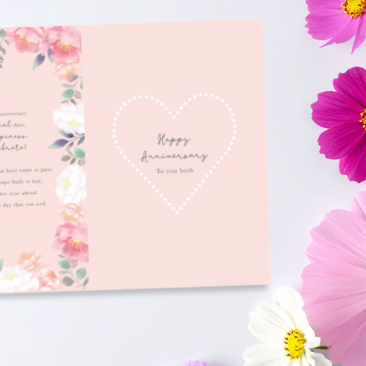 Happy 10th Wedding Anniversary Card - 10 Wonderful Years