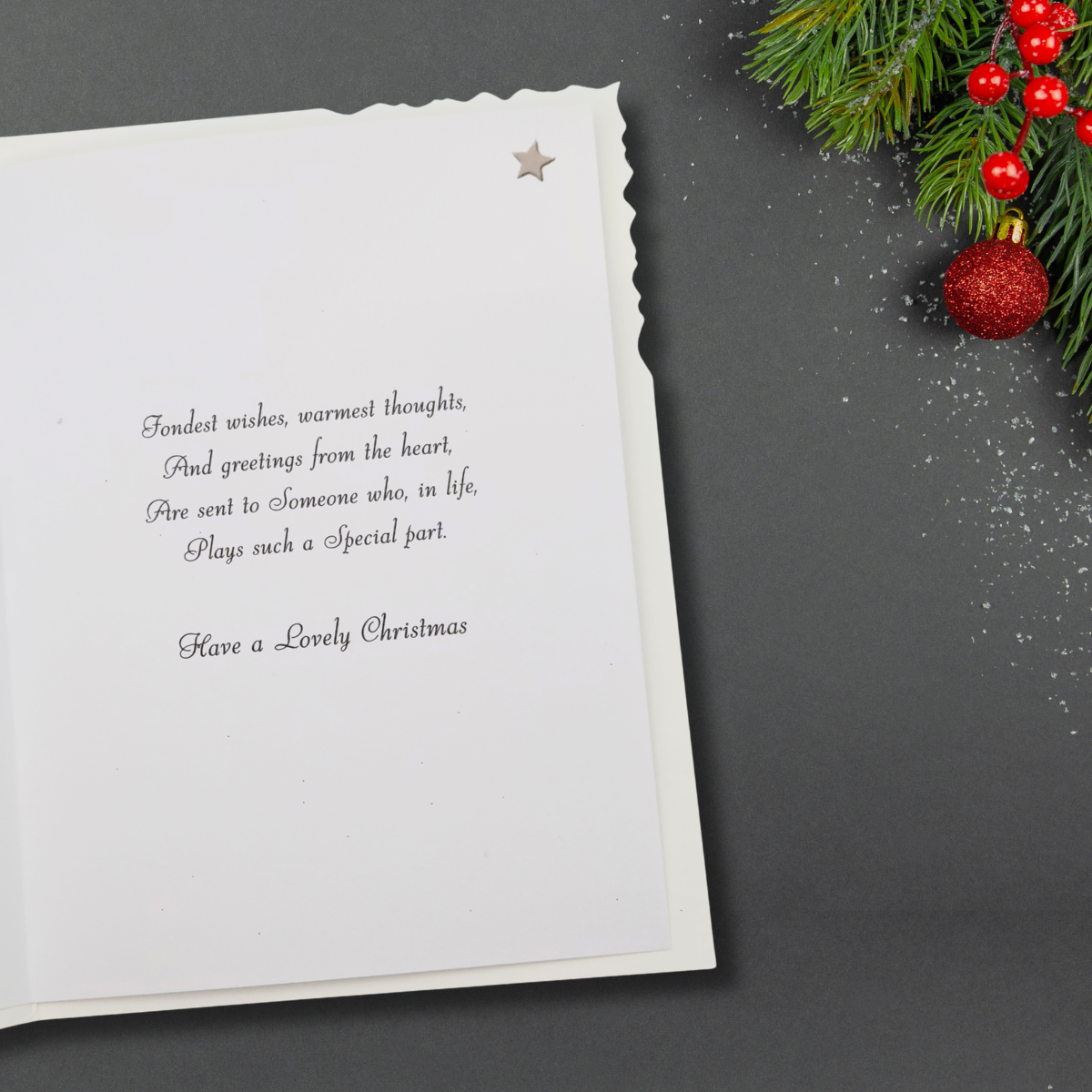 Someone Special Christmas Card - Velvet Hot Chocolate