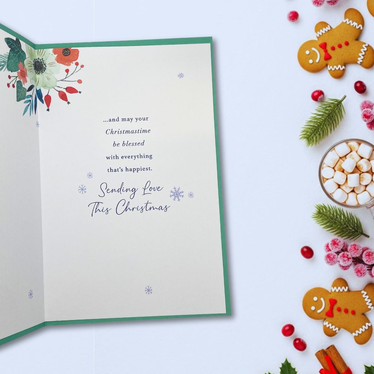 Open Christmas Card - Helen Steiner Rice A Prayer