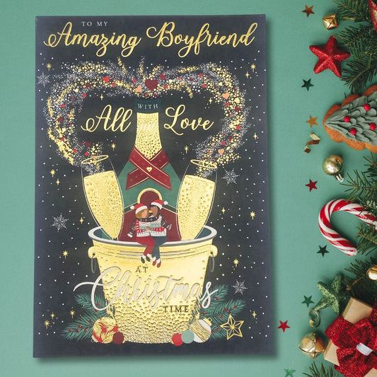 Boyfriend Christmas Card - All My Love