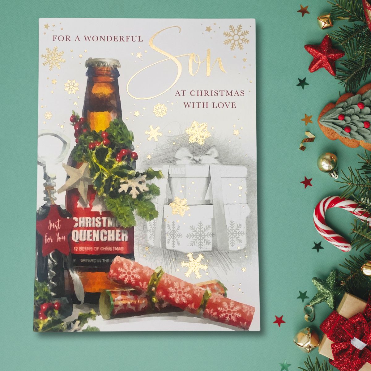 Son Christmas Card - Christmas Quencher