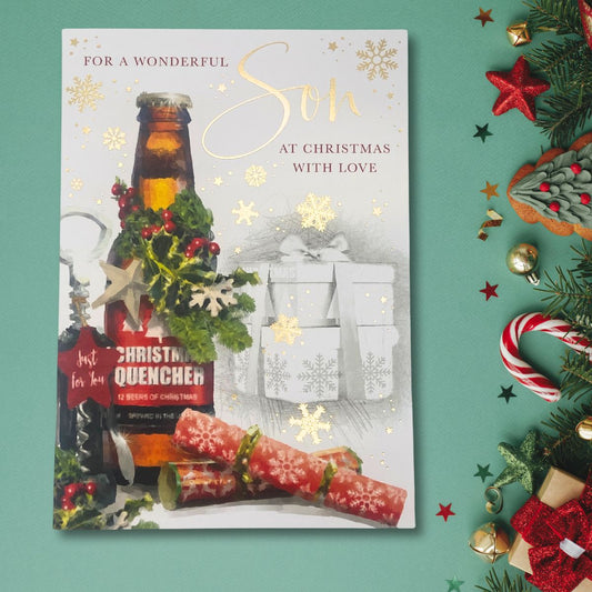 Son Christmas Card - Christmas Quencher