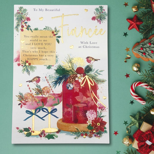 Fiancée Christmas Card - Moments In Time