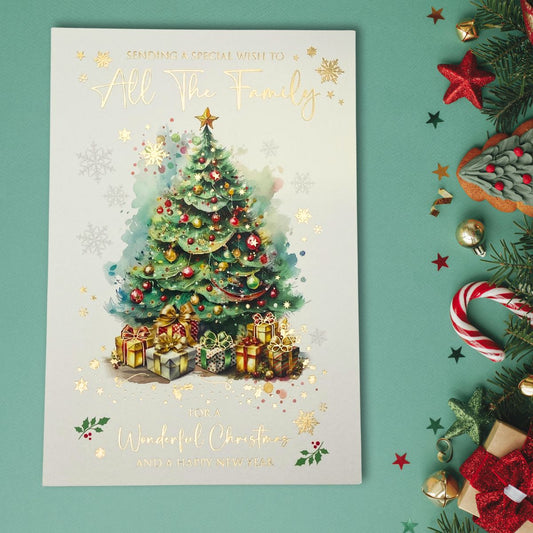 All The Family Christmas Card - Christmas Tree