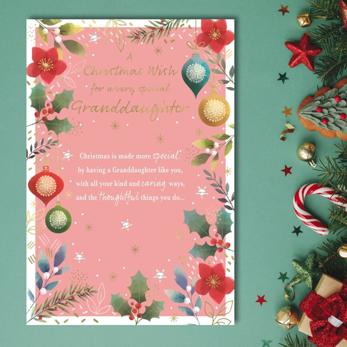 Granddaughter Christmas Card - Moonshine