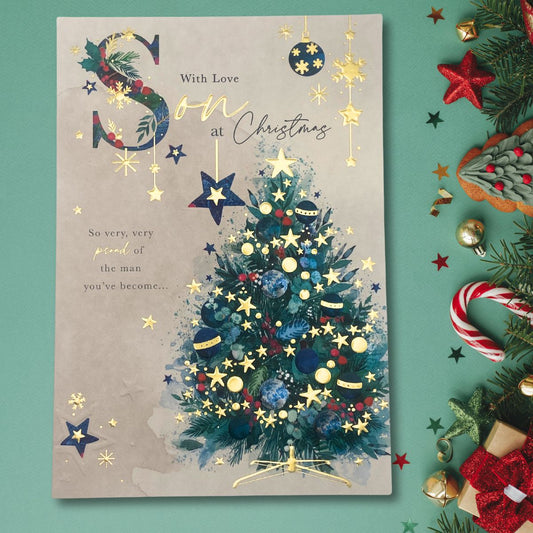 Son Christmas Card - Proud Of You