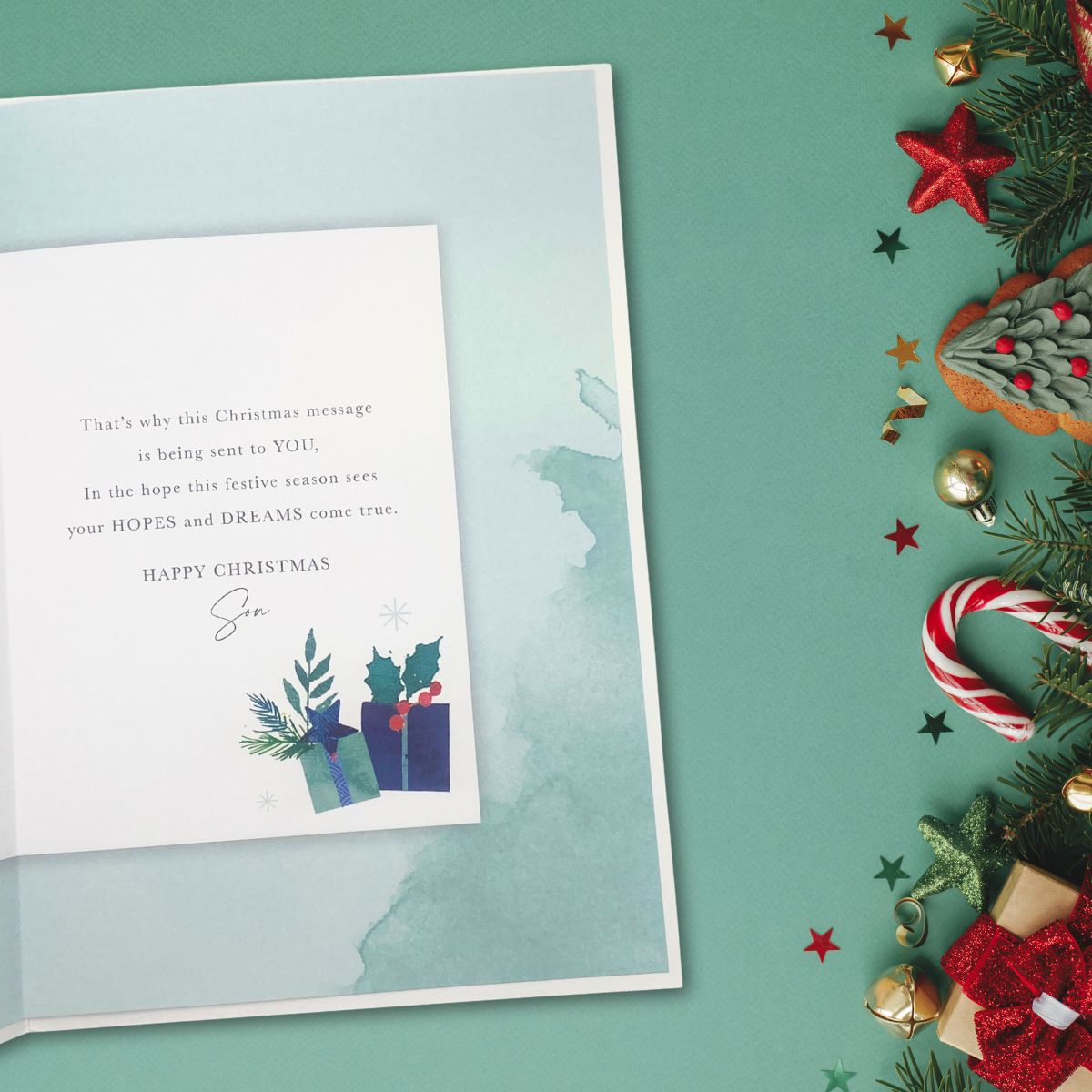 Son Christmas Card - Proud Of You