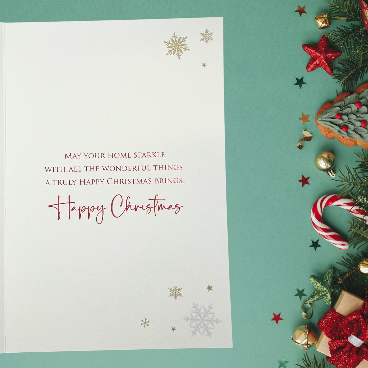 Neighbour Christmas Card - Postbox & Robin