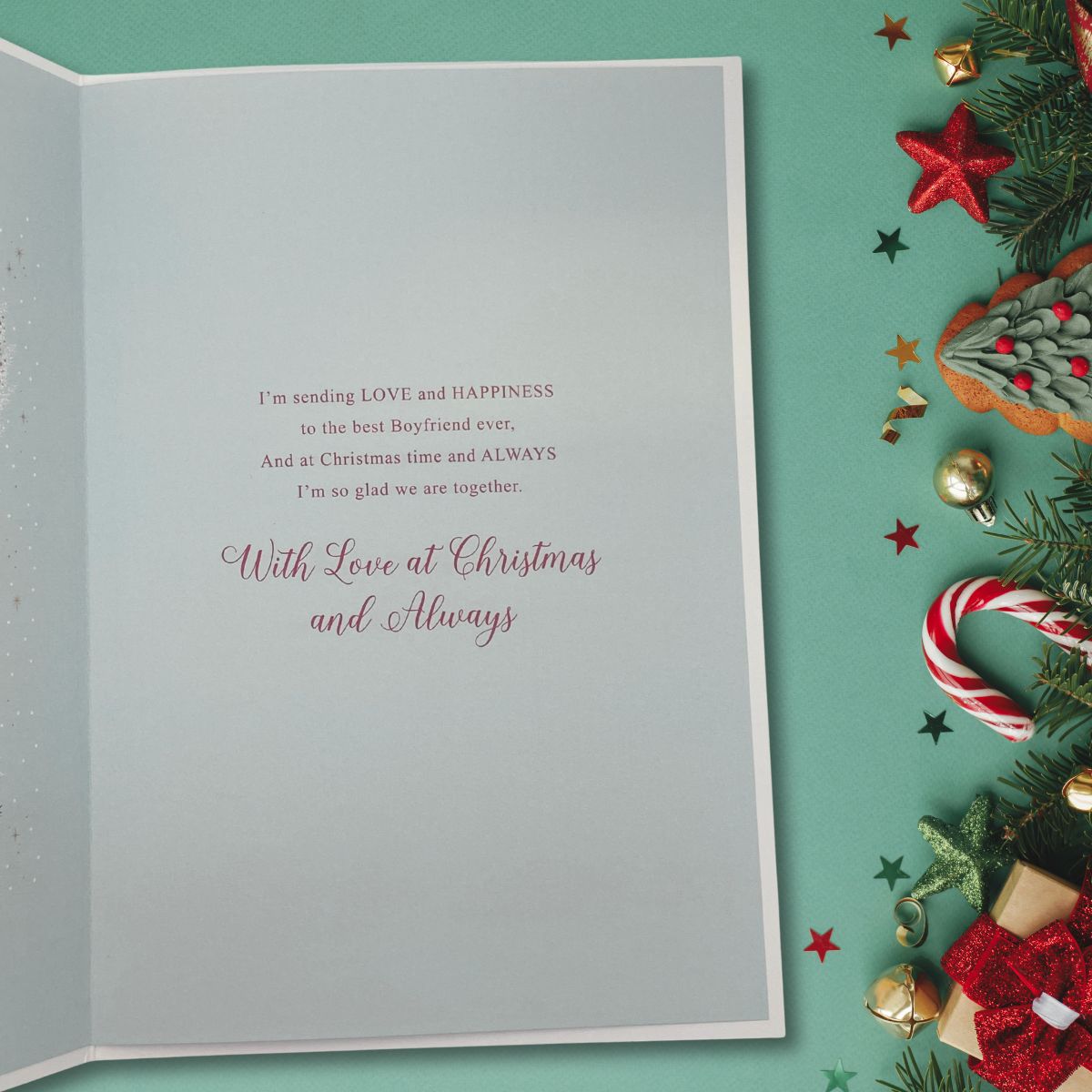 Boyfriend Christmas Card - All My Love