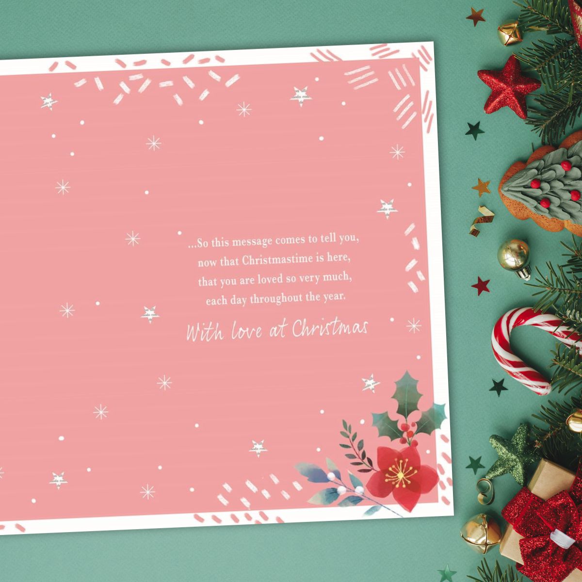 Granddaughter Christmas Card - Moonshine