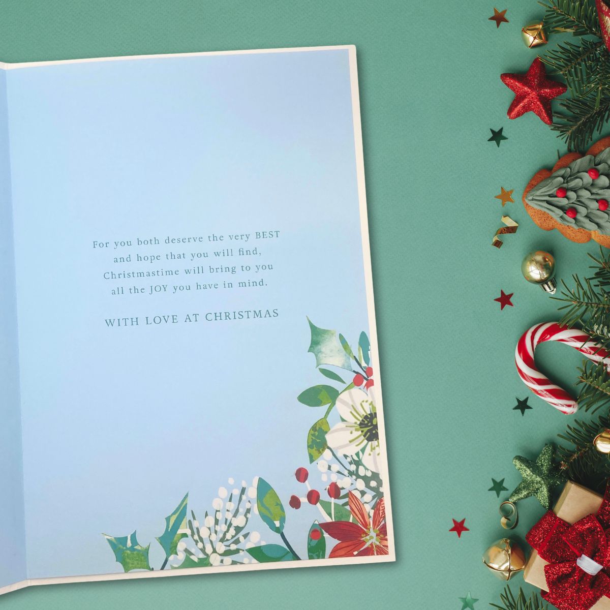 Sister & Brother-In-Law Christmas Card - Decorated Stockings