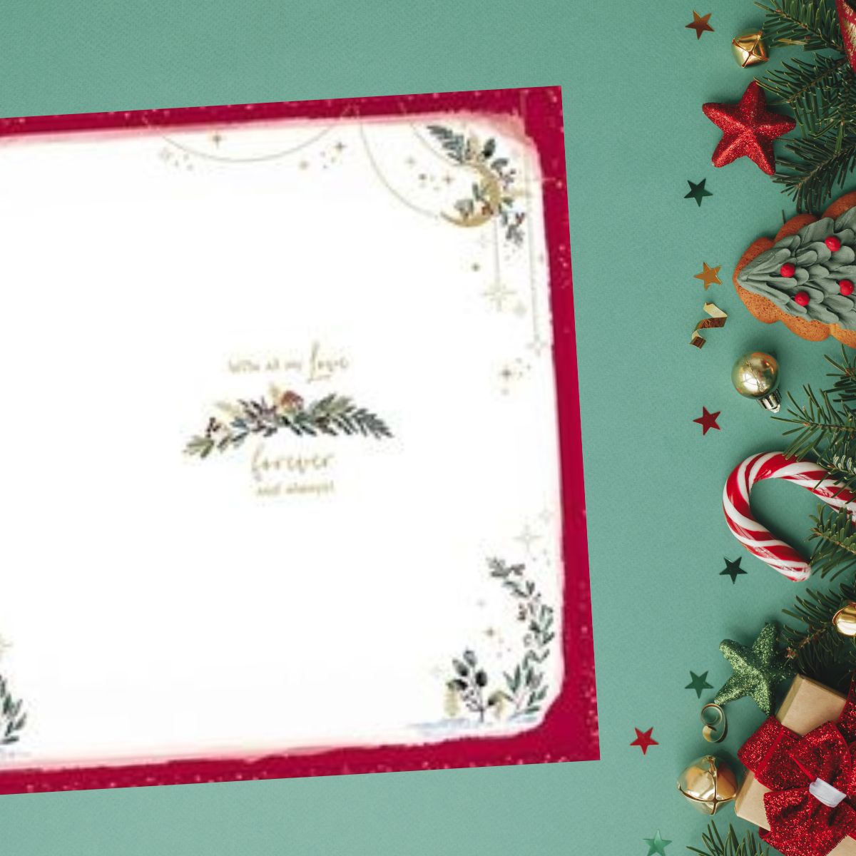 Wife Boxed Christmas Card - Me To You Bears Holding Hands