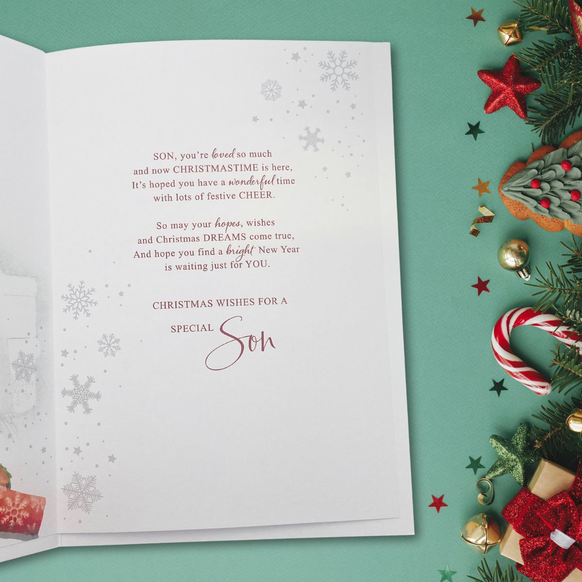 Son Christmas Card - Christmas Quencher