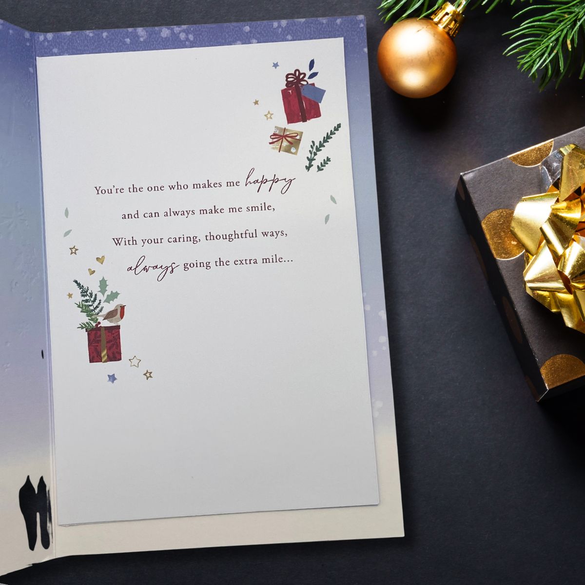 Husband Christmas Card - Word Portraits