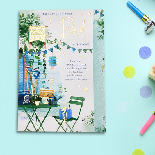 Dad Father's Day Card - Al Fresco
