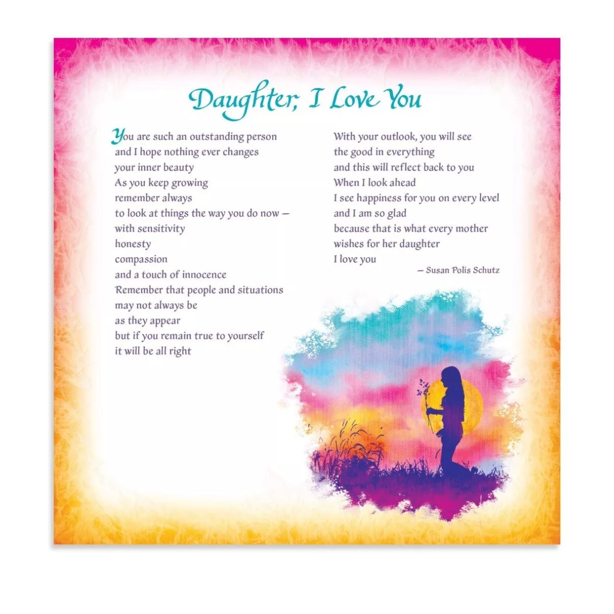 Blue Mountain Arts Calendar 2025 - To My Daughter, I Love You