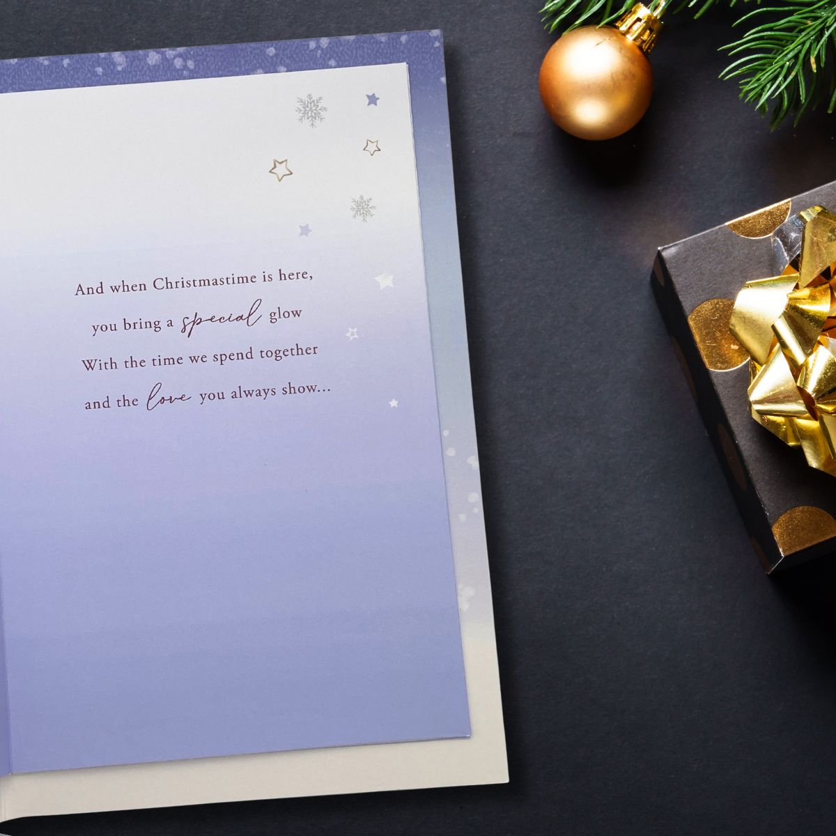 Husband Christmas Card - Word Portraits