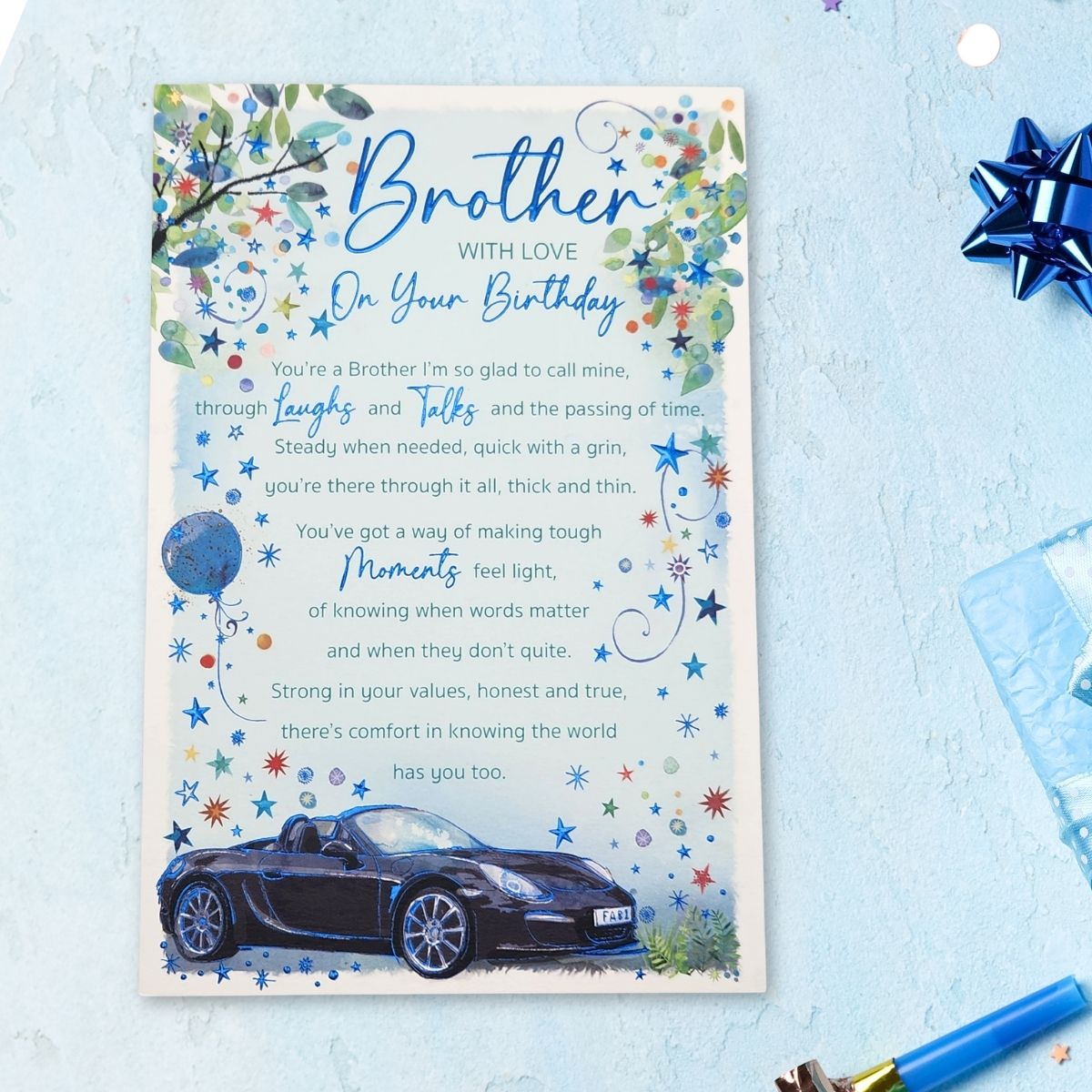Brother Birthday Card - Heart & Soul