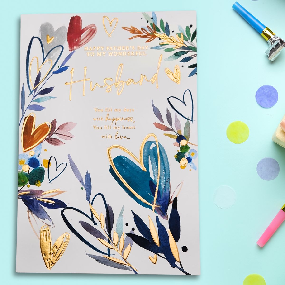 Husband Father's Day Card - Flourish Hearts