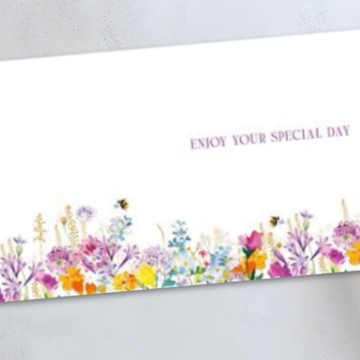 Pizazz Birthday Card - Mixed Summer Flowers